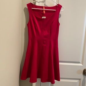 Hot pink sleeveless dress